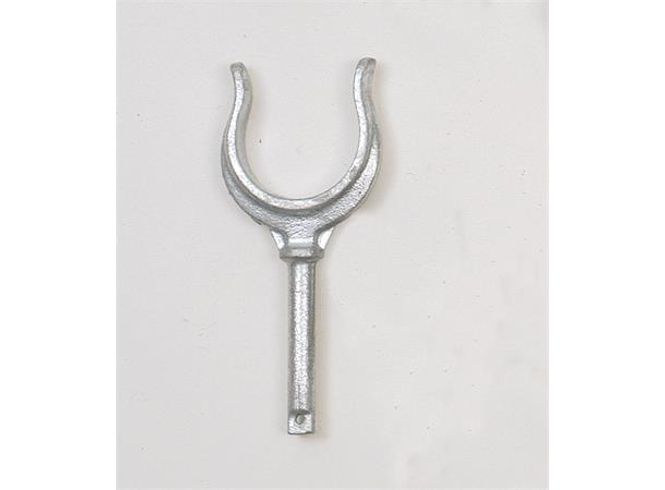 Hovedbilde Åregaffel Galvanisert 50mm 12mm