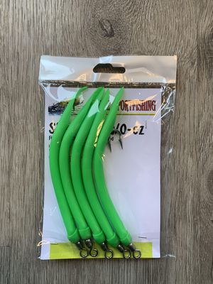 Færøy gummimakk 10/0-ss for sei, lyr og torsk