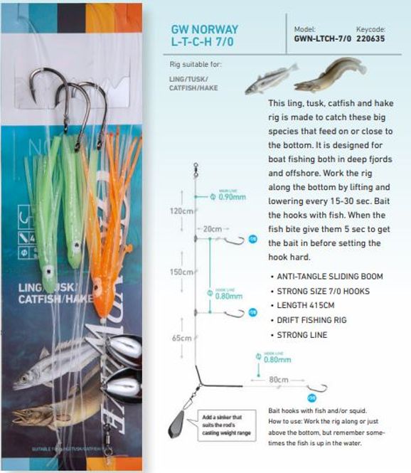 Hovedbilde Daiwa Grandwave Norway L-T-C-H 7/0