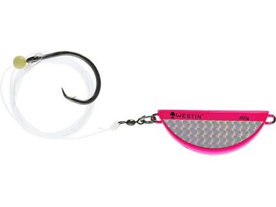Westin Halibut Anti Twist Rig Circle Hook - 450gr -  Pink Flash