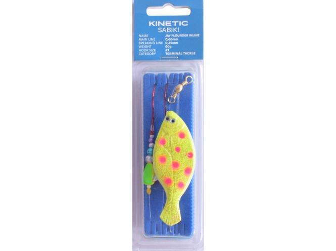 Main Image Kinetic Sabiki Jay Flounder Inline 120gr - ...