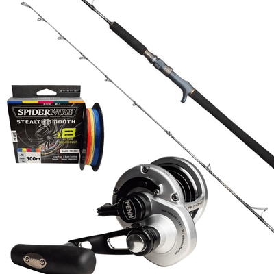 PENN Battalion Solid Guide Spiral 300gr / Fathom ll 25 2-speed 