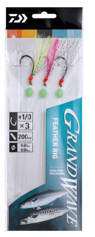 Daiwa Grandwave Feather Rig 4 - 1/0